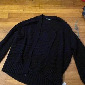 Wildfable black cardigan size small